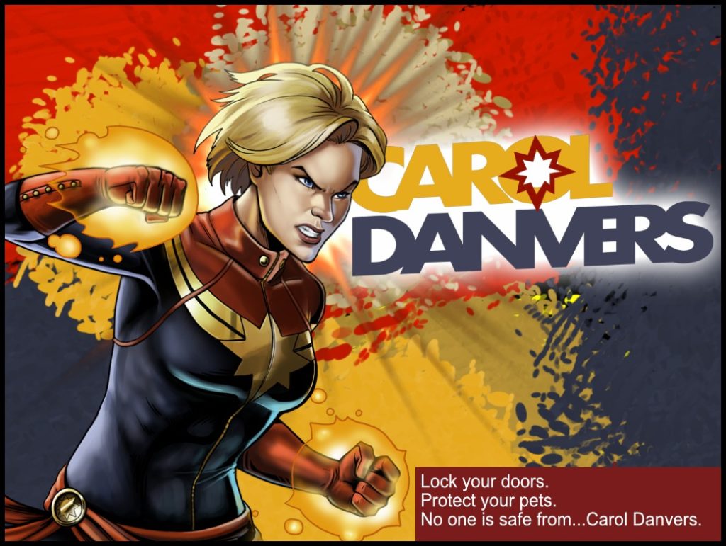 Carol Danvers Destroying Marvel Universe