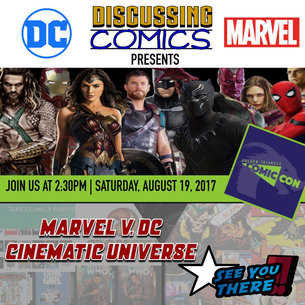 Discussing Comics at 2017 Golden Triangle Comic Con