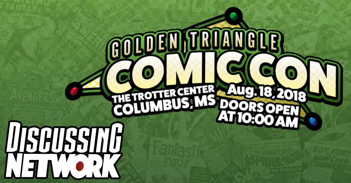 The Discussing Network at Golden Triangle Comic Con 2018