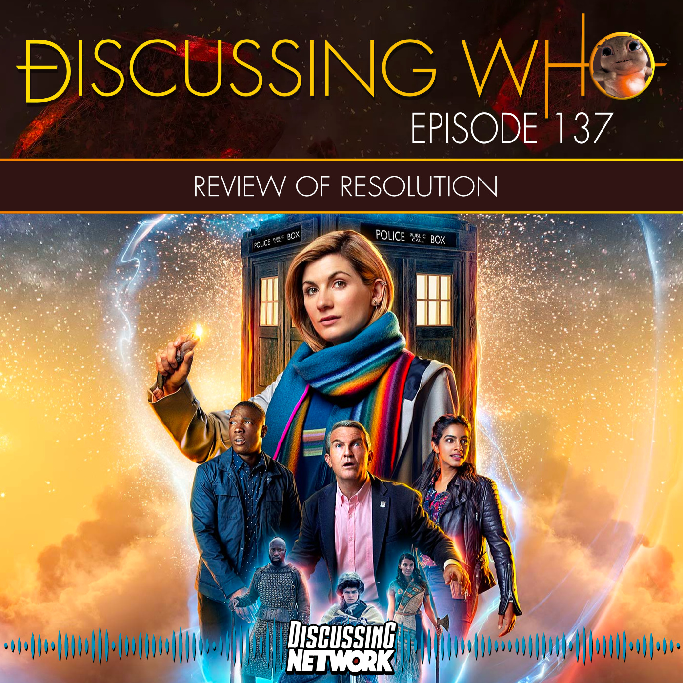 Review of Doctor Who Resolution by Discussing Who Podcast